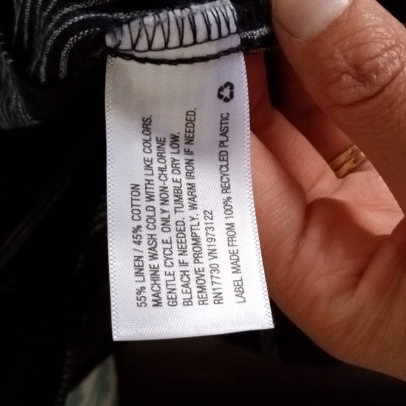 a.n.d easy striped black and white women top size XL - Picture 10 of 11